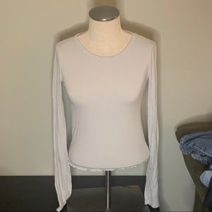 Pac Sun long sleeve light blue knit top S small